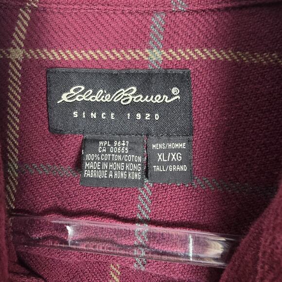 Eddie Bauer Flannel Plaid Size XL Western Outdoor - Picture 3 of 7